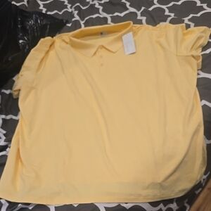 ❤️10/$40 New Mens Yellow Polo Shirt